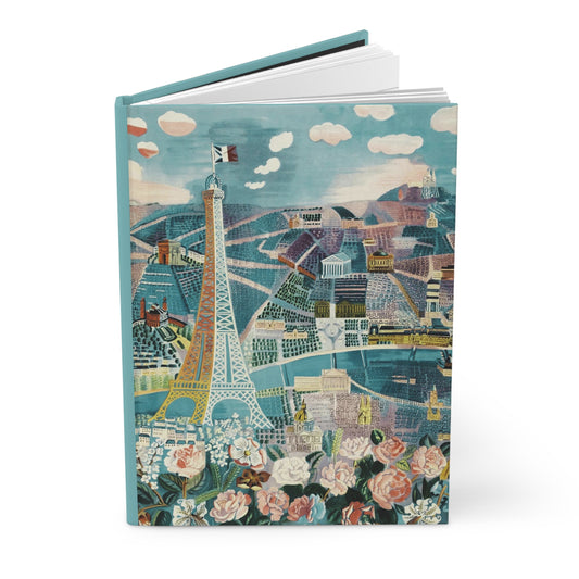Paris journal Raoul Dufy 1925 Panorama Printemps France Eiffel Tower Sacré-Cœur Art Déco - LeBonJournal