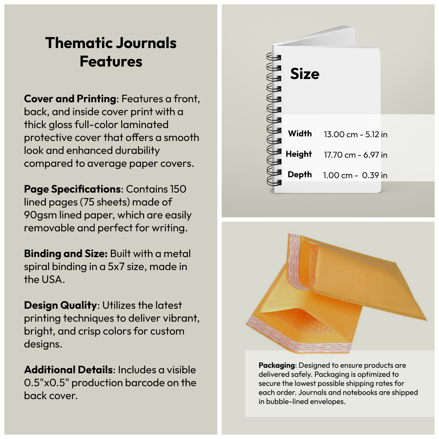 Trouvelot astronomical drawings spiral journal specifications showing format dimensions binding and paper details - LeBonJournal