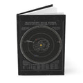 John Emslie solar system journal with 1846 astronomy charts on black background - LeBonJournal