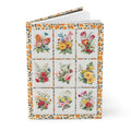 Robert Tyas floral bouquets journal with 1896 Victorian botanical illustrations mosaic - LeBonJournal