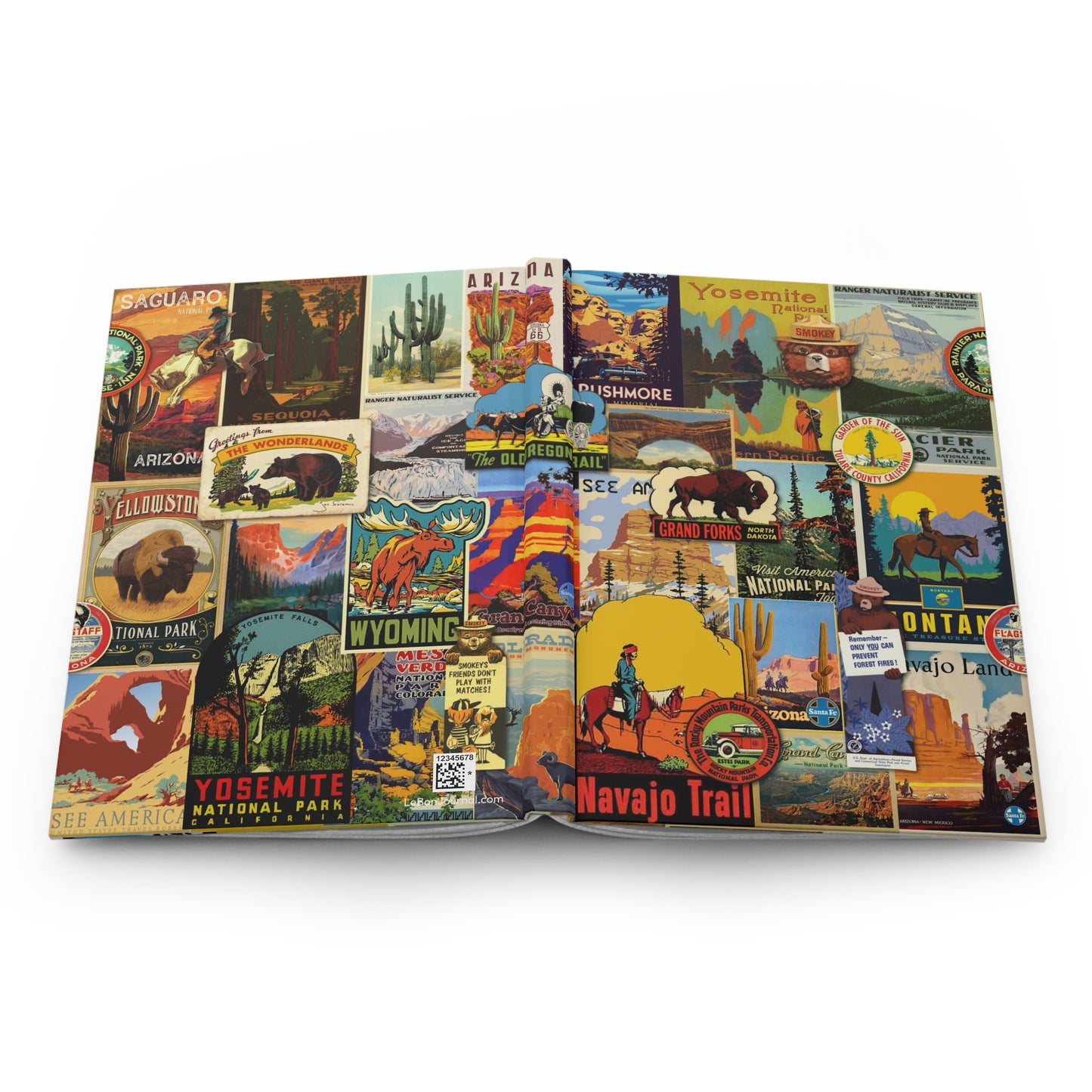 National Parks Hardcover Journal — USA Travel Notebook