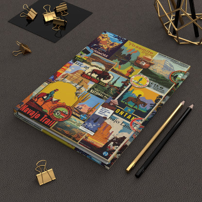 National Parks Hardcover Journal — USA Travel Notebook