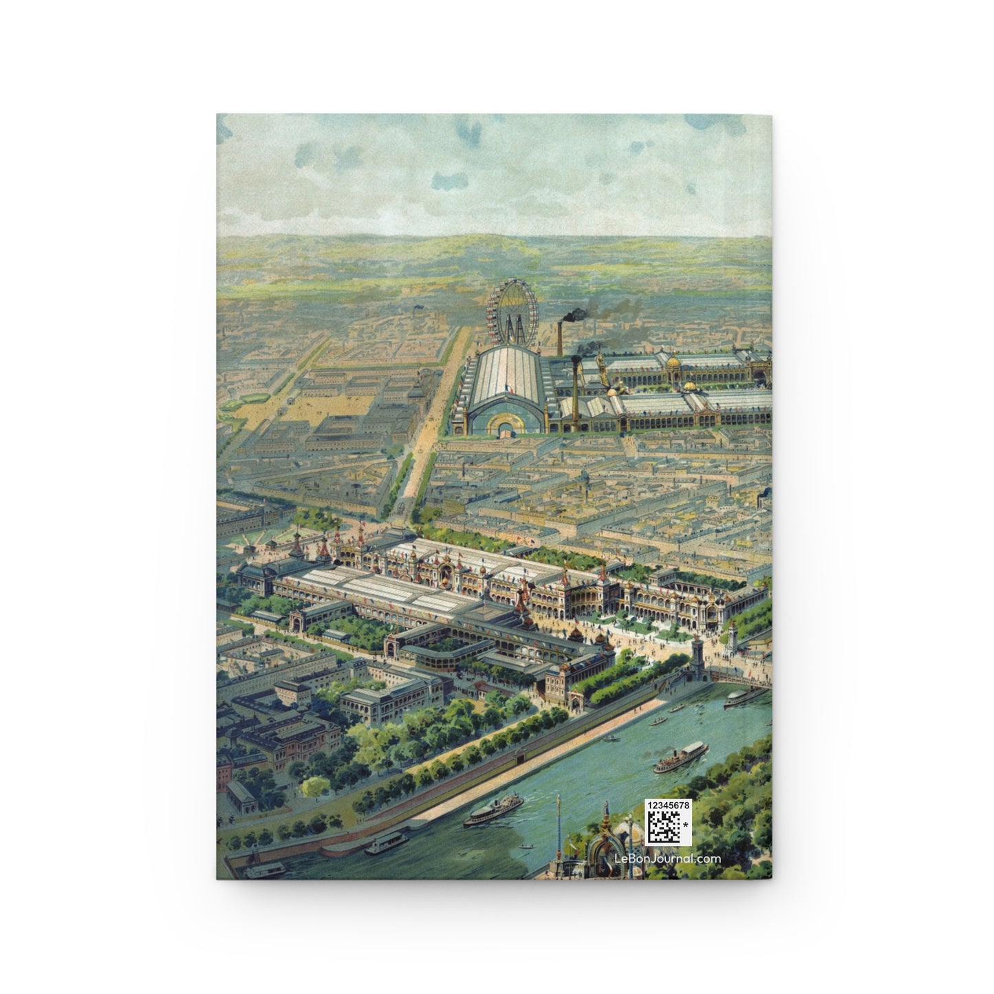 Lucien Baylac Exposition Universelle 1900 Blank Journal — Vue Panoramique Paris Seine Eiffel Tower
