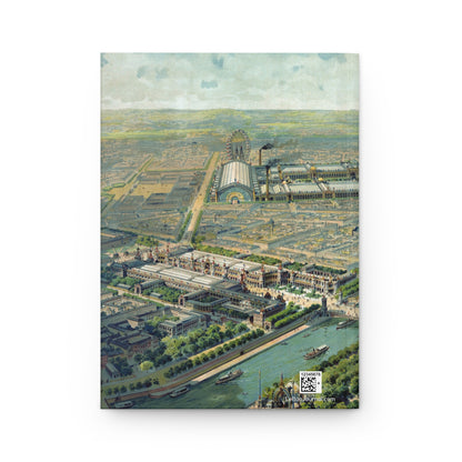 Lucien Baylac Exposition Universelle 1900 Blank Journal — Vue Panoramique Paris Seine Eiffel Tower