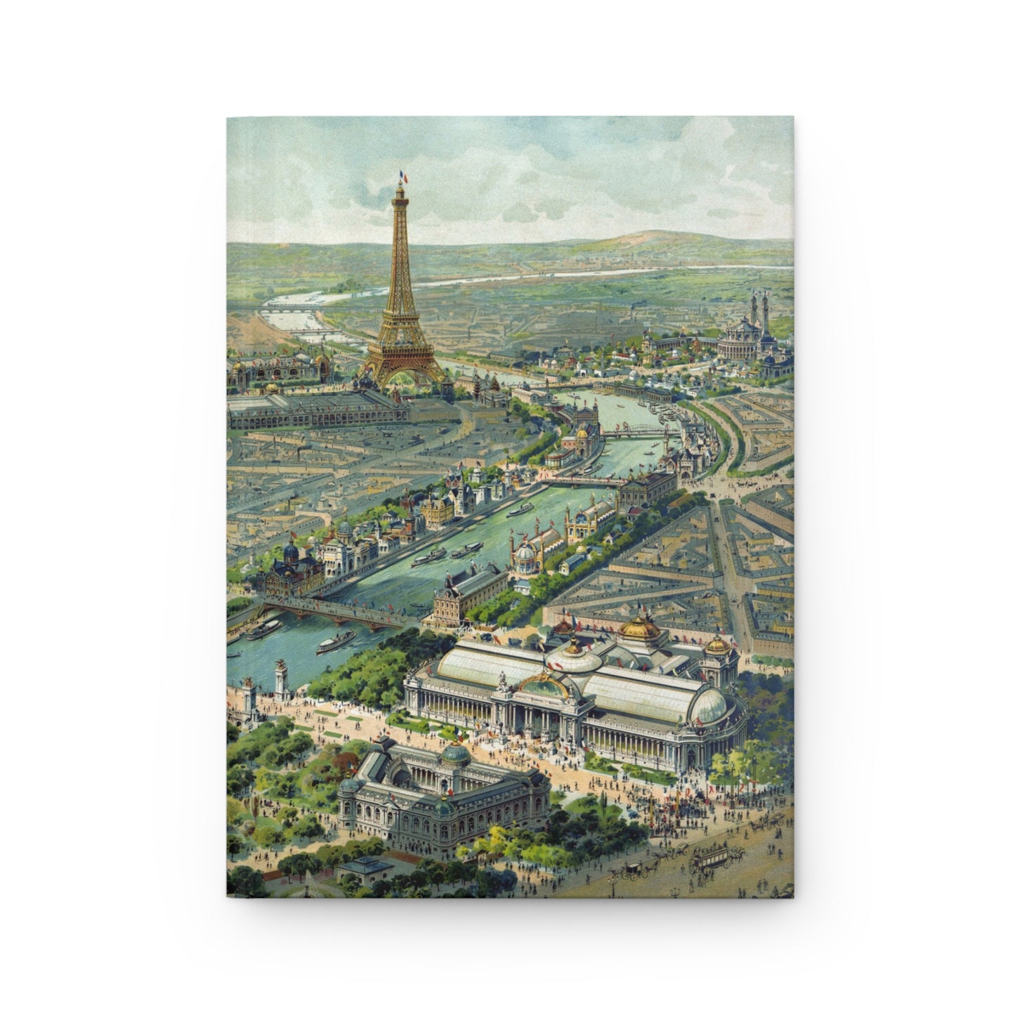 Lucien Baylac Exposition Universelle 1900 Blank Journal — Vue Panoramique Paris Seine Eiffel Tower