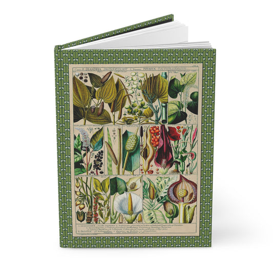 Diandry Plants Hardcover Journal — Botanical Note Journal
