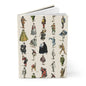 Commedia dell'Arte Characters Hardcover Journal — Matte Artistic Sketchbook