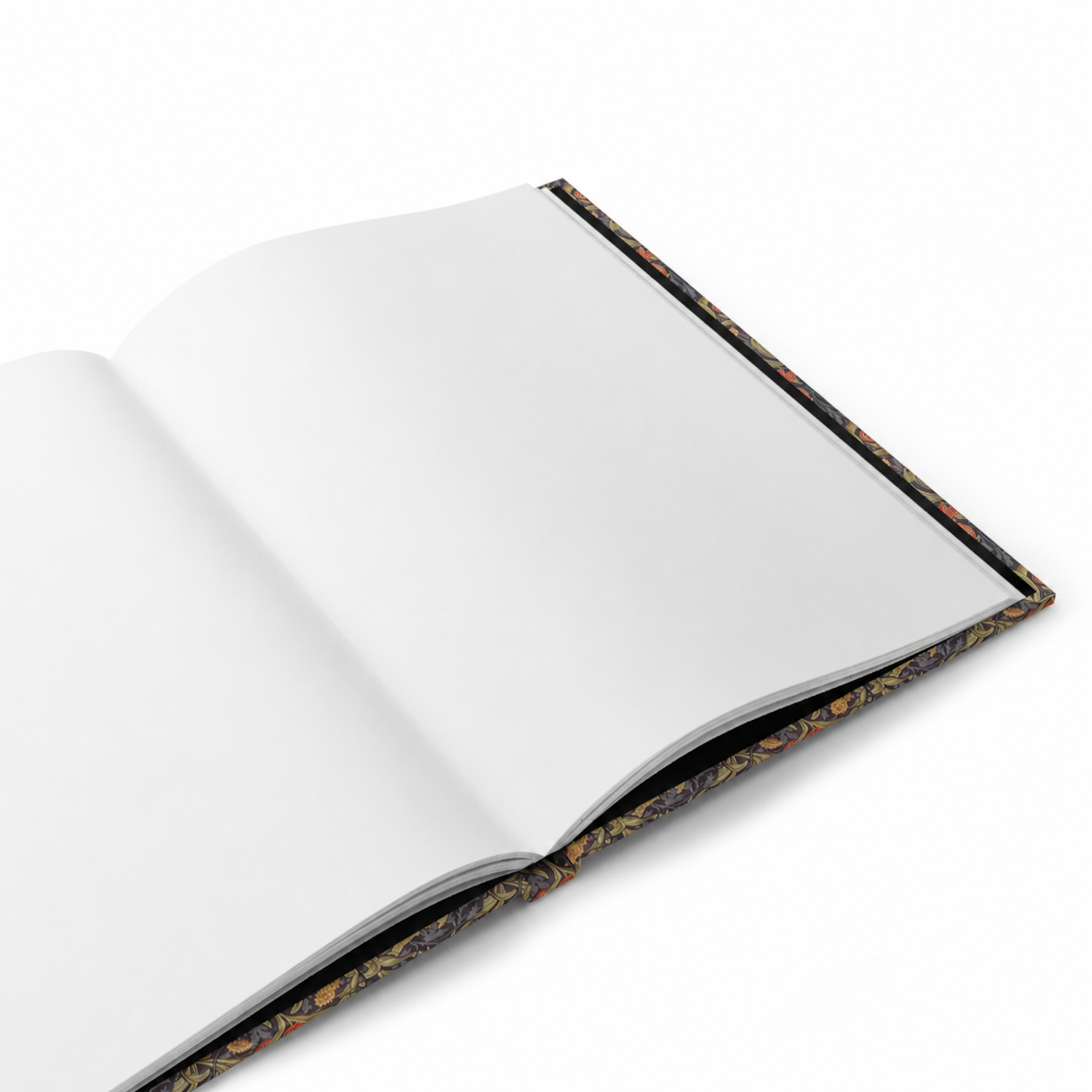 Arachnida spider blank journal interior showing 150 perforated blank pages with casewrap sewn binding and 90gsm paper - LeBonJournal