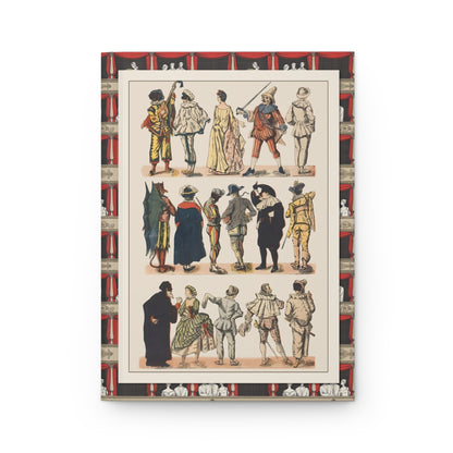 Arlecchino Pulcinella Colombina stock characters front cover from V. Turati Rome toy theatre chromolithograph - LeBonJournal
