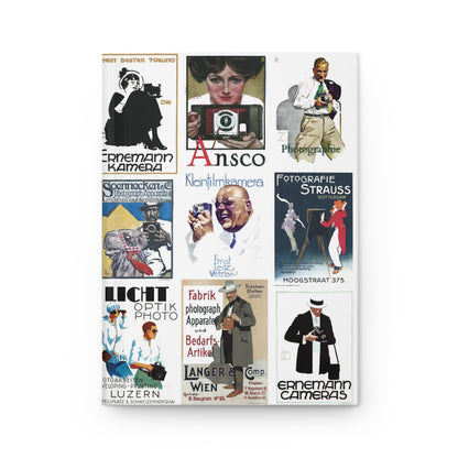 Art Nouveau camera advertising collage front cover with 1900s-1920s Plakatstil Art Deco vintage photography posters golden age graphic design - LeBonJournal