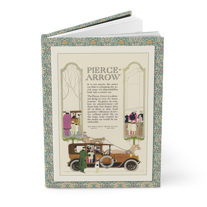 Automobile journal Pierce-Arrow 1914 Rene Clark Art Nouveau Buffalo luxury motor car vintage advertisement - LeBonJournal
