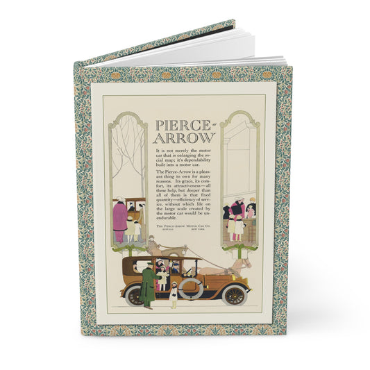 Automobile journal Pierce-Arrow 1914 Rene Clark Art Nouveau Buffalo luxury motor car vintage advertisement - LeBonJournal
