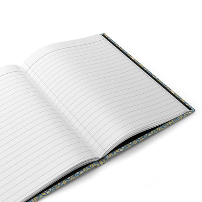 Avian journal interior showing 150 perforated lined pages with casewrap sewn binding - LeBonJournal
