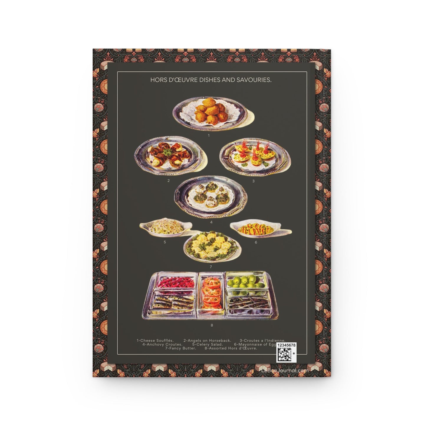 Mrs. Beeton Journal Back Cover — Hors d'Oeuvre and Savouries 1923 - LeBonJournal