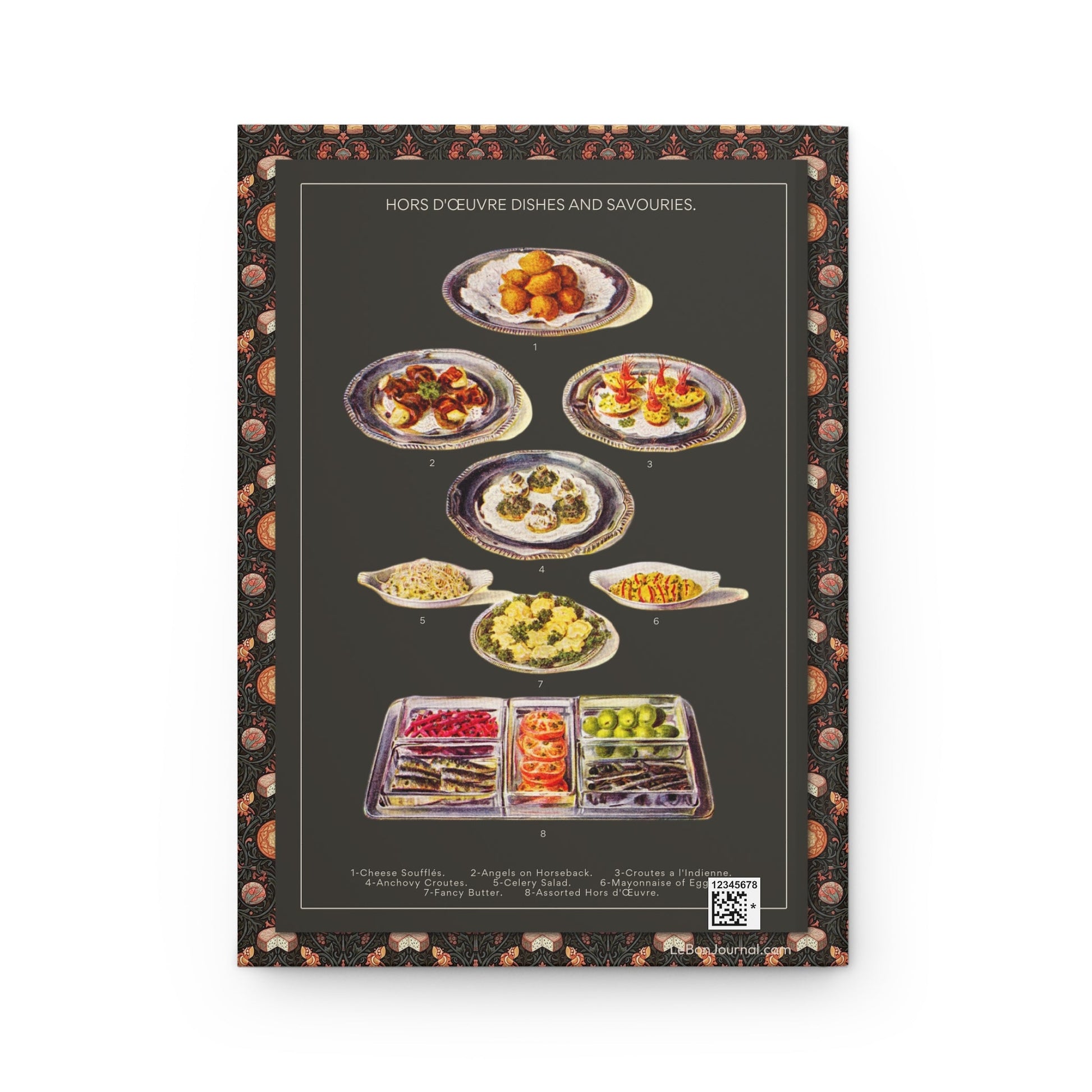 Mrs. Beeton Journal Back Cover — Hors d'Oeuvre and Savouries 1923 - LeBonJournal