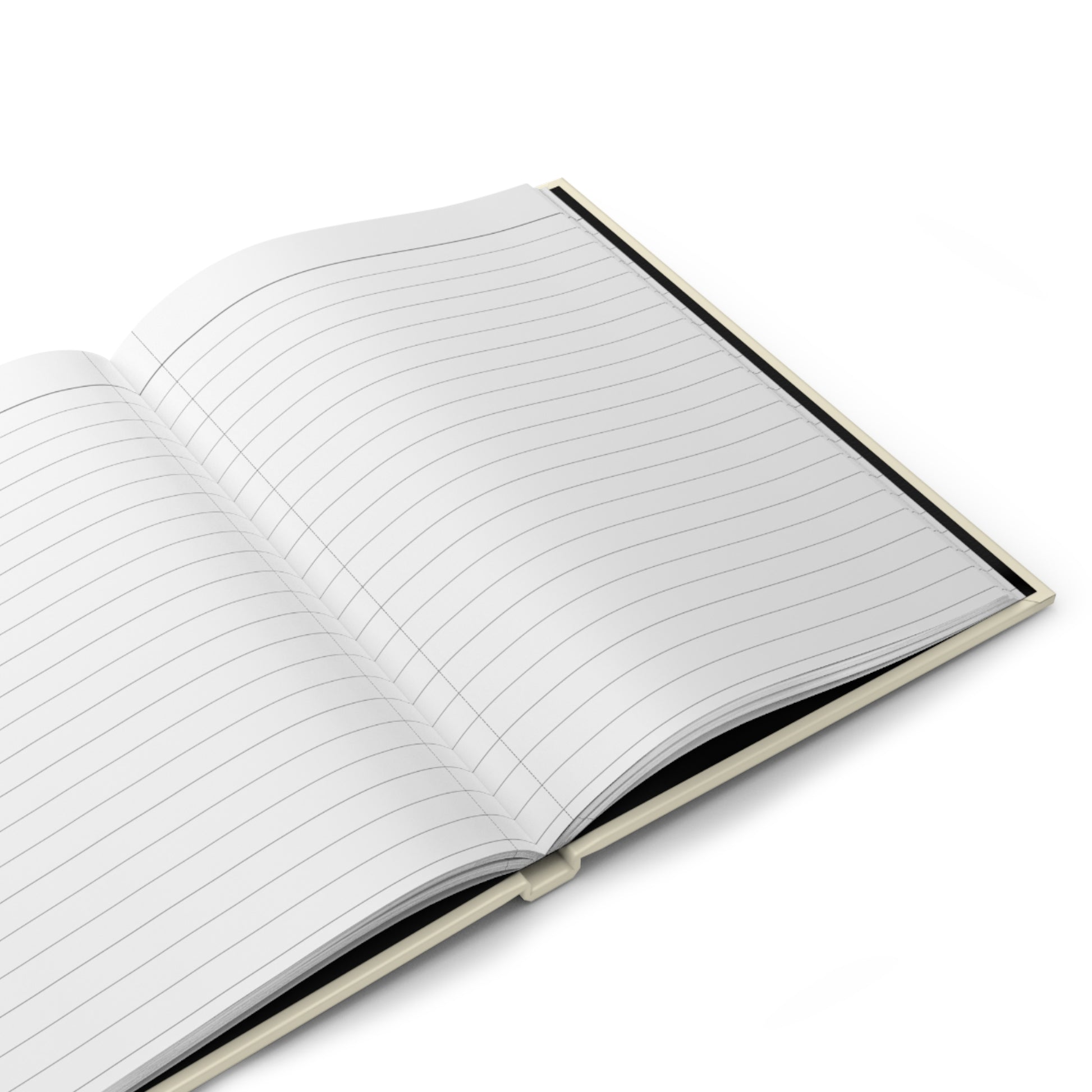 Bird journal interior showing 150 perforated lined pages with casewrap sewn binding - LeBonJournal
