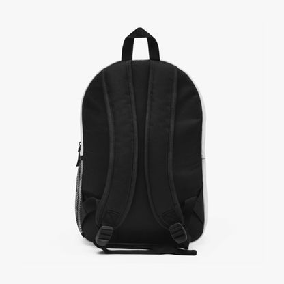 Backpack back view with padded mesh panel and adjustable straps - LeBonJournal