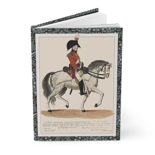 British military journal with 1798–1799 hand-coloured engravings of Sir Ralph Abercromby Royal Scots Greys and Lord Cathcart Life Guards - LeBonJournal