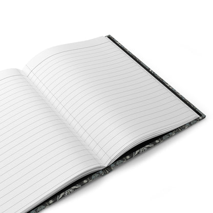 British military journal interior showing 150 perforated lined pages with casewrap sewn binding and 90gsm paper - LeBonJournal