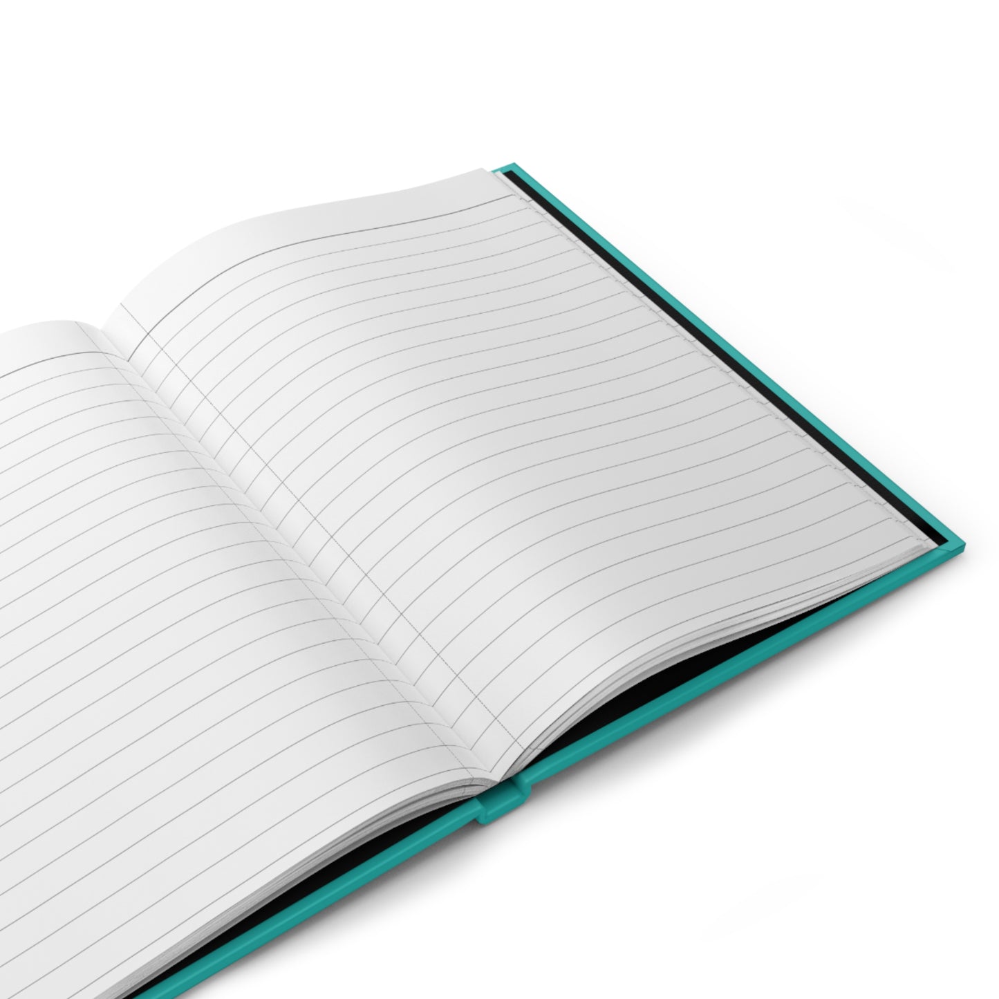 Butterfly journal interior showing 150 perforated lined pages with casewrap sewn binding - LeBonJournal
