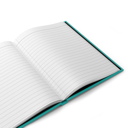 Butterfly journal interior showing 150 perforated lined pages with casewrap sewn binding - LeBonJournal
