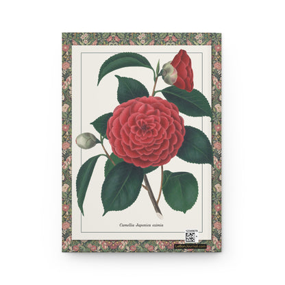 Alfred Chandler 1831 hand-coloured engraving Camellia japonica Eximia Victorian Camellieae Booth London back cover - LeBonJournal