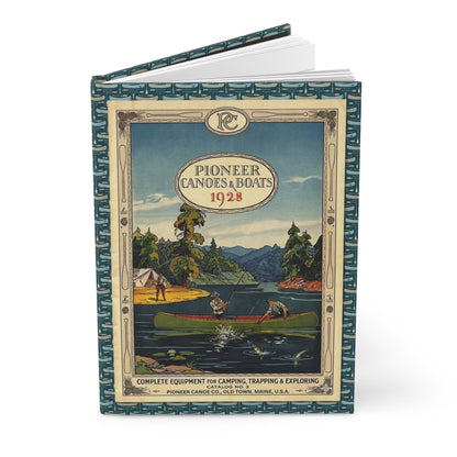 Canoe journal Pioneer 1928 vintage catalog recreation early 20th century boating canoeing outdoor adventure - LeBonJournal
