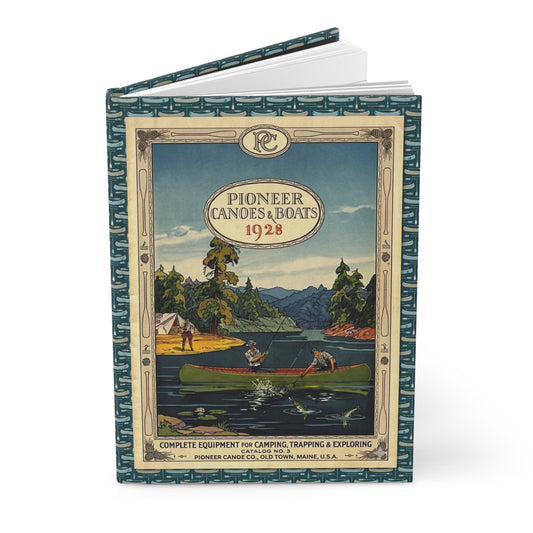 Canoe journal Pioneer 1928 vintage catalog recreation early 20th century boating canoeing outdoor adventure - LeBonJournal

