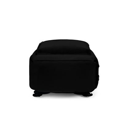 Classic black backpack bottom view showing base construction and durability - LeBonJournal