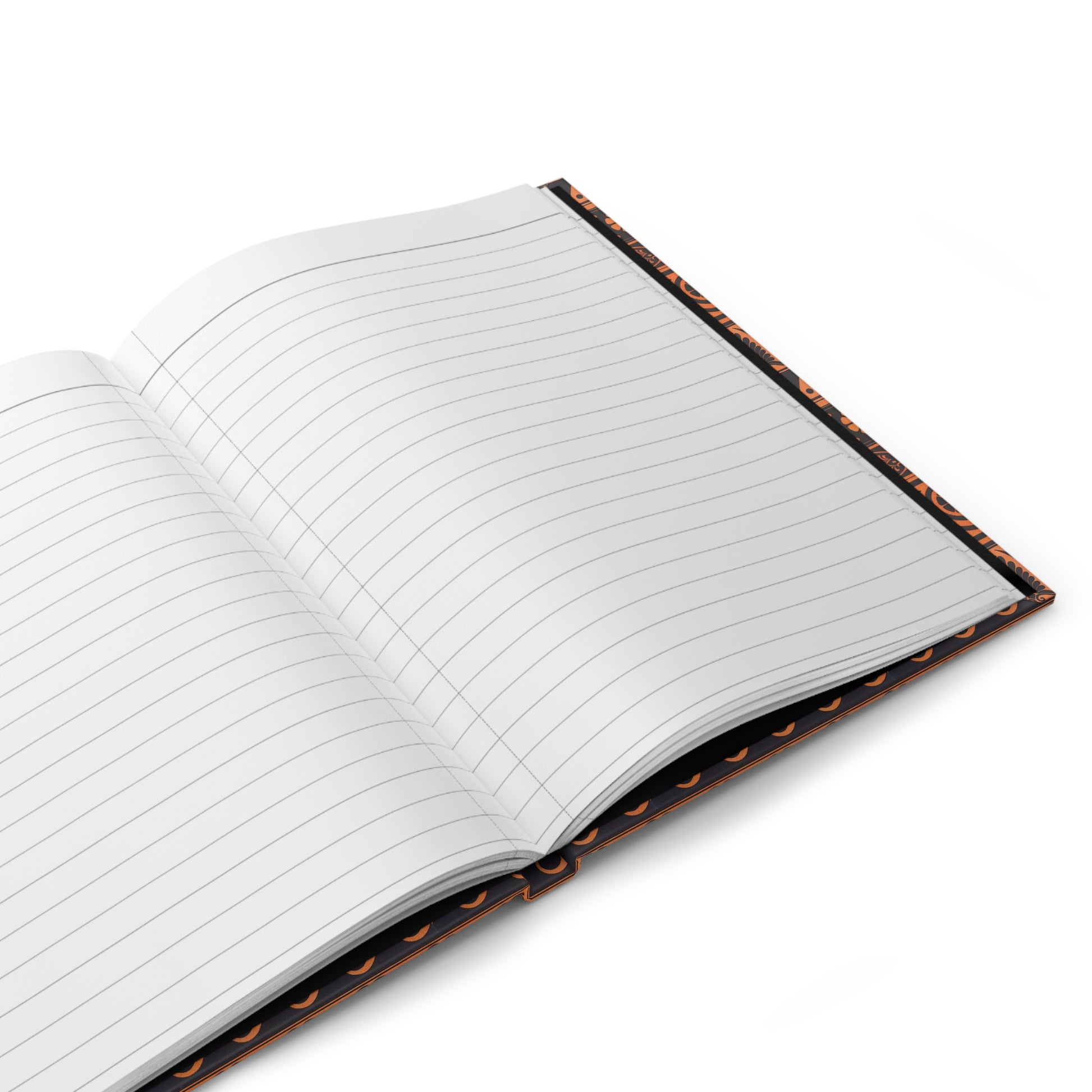 Classical architecture journal interior showing 150 perforated lined pages with casewrap sewn binding - LeBonJournal
