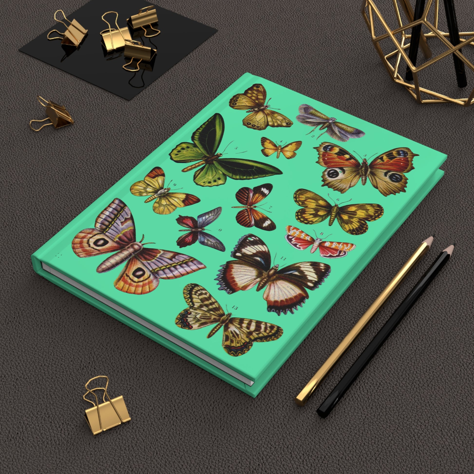 El Tesoro de la Juventud Birdwing journal on workspace celebrating Lepidoptera Adolphe Millot - LeBonJournal
