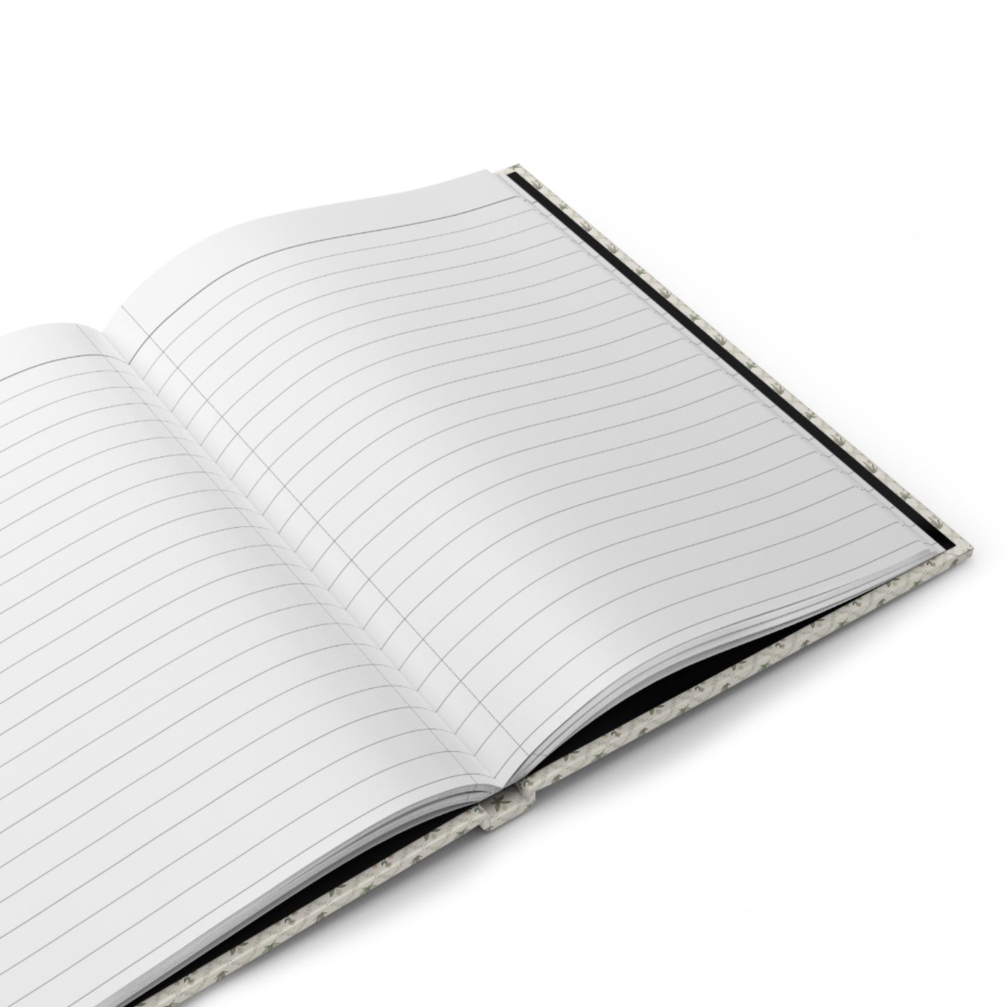 Fashion journal interior showing 150 perforated lined pages with casewrap sewn binding - LeBonJournal

