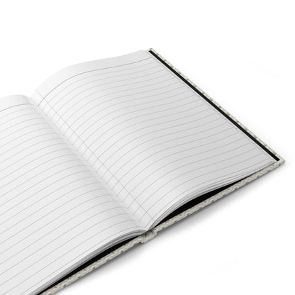Fashion journal interior showing 150 perforated lined pages with casewrap sewn binding - LeBonJournal
