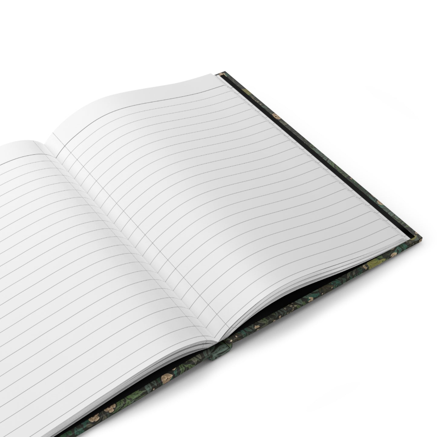 Frog anatomy natural history journal interior showing 150 perforated lined pages with casewrap sewn binding - LeBonJournal