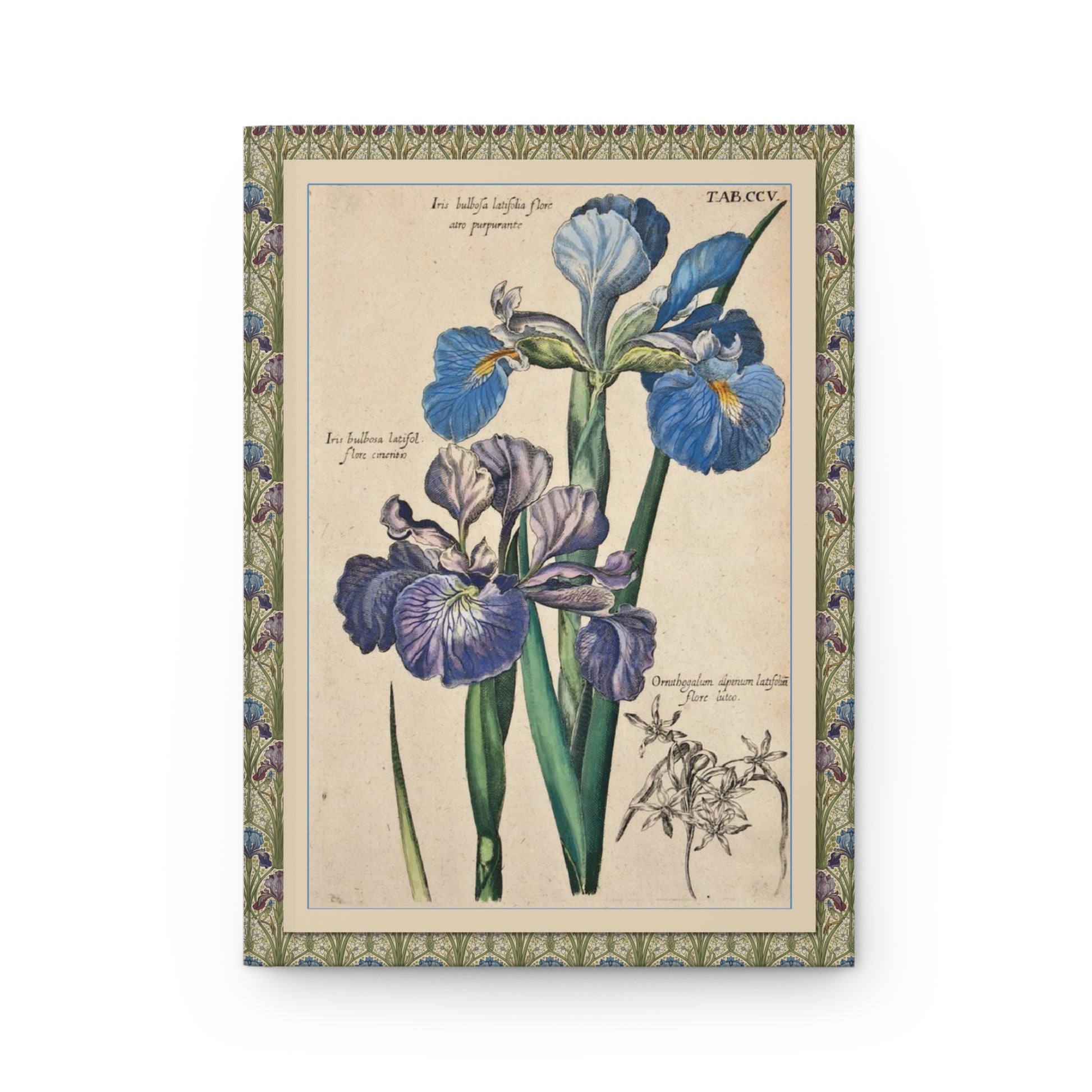 Botanical Iris Journal Front — Weinmann TAB CCV English Iris - LeBonJournal