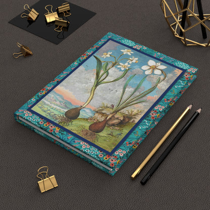 Gherardo Cibo c.1564 Narcissus Hepatica journal on workspace celebrating Renaissance Paintings of Flora Roman States legacy - LeBonJournal