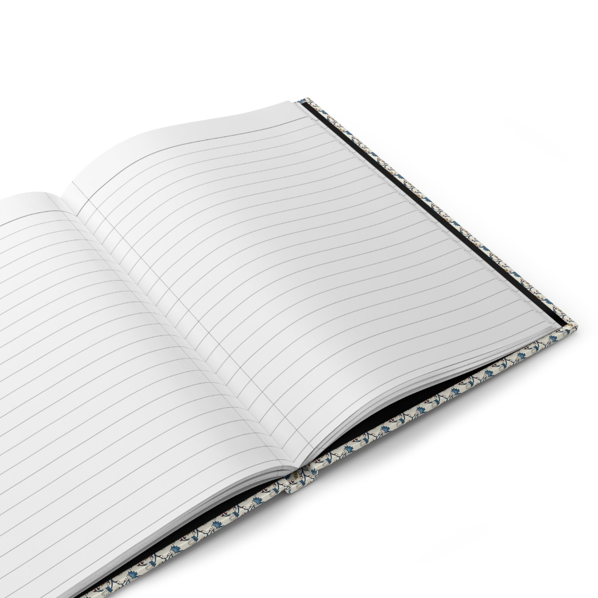 Greenhouse journal interior showing 150 perforated lined pages with casewrap sewn binding and 90gsm paper - LeBonJournal