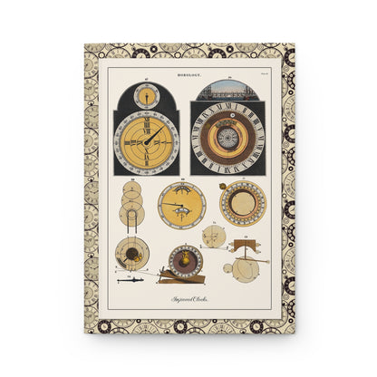 John Pass 1809 improved clocks plate XI with Ferguson 24-hour clock and Smeaton-Franklin single-hand clock diagrams front cover - LeBonJournal