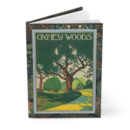 Edward McKnight Kauffer 1915 Oxhey Woods and The North Downs colour lithograph poster journal - LeBonJournal