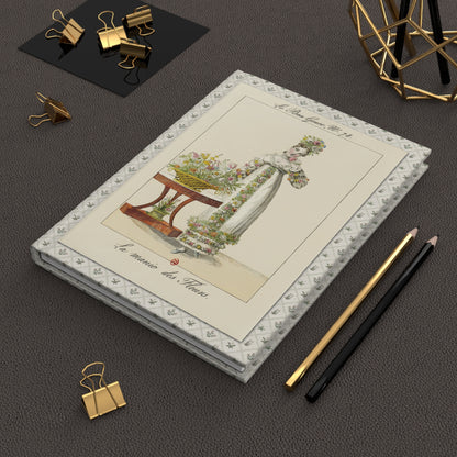 Le Bon Genre 1813 fashion journal on workspace celebrating Parisian Empire era satire - LeBonJournal
