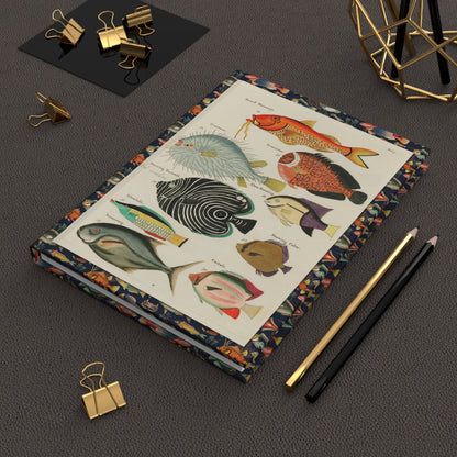 Louis Renard 1719 Poissons sea life journal on workspace celebrating Dutch Golden Age natural history and Fallours Moluccas fantastical fish - LeBonJournal