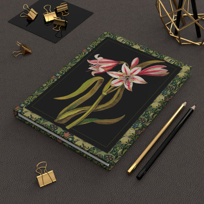 Mary Delany 1778 Flora Delanica Crinum lily journal on workspace celebrating Georgian botanical paper mosaic art - LeBonJournal
