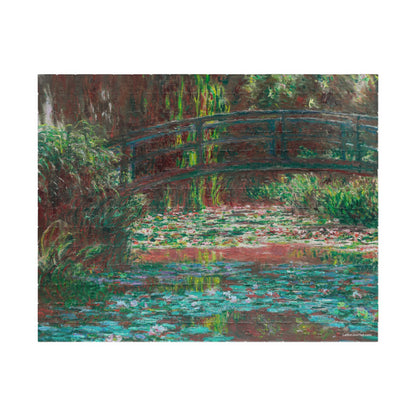 Monet 1900 Le Bassin aux nymphéas harmonie rose Musée d'Orsay puzzle front view 252 pieces warm rosy tones Giverny - LeBonJournal