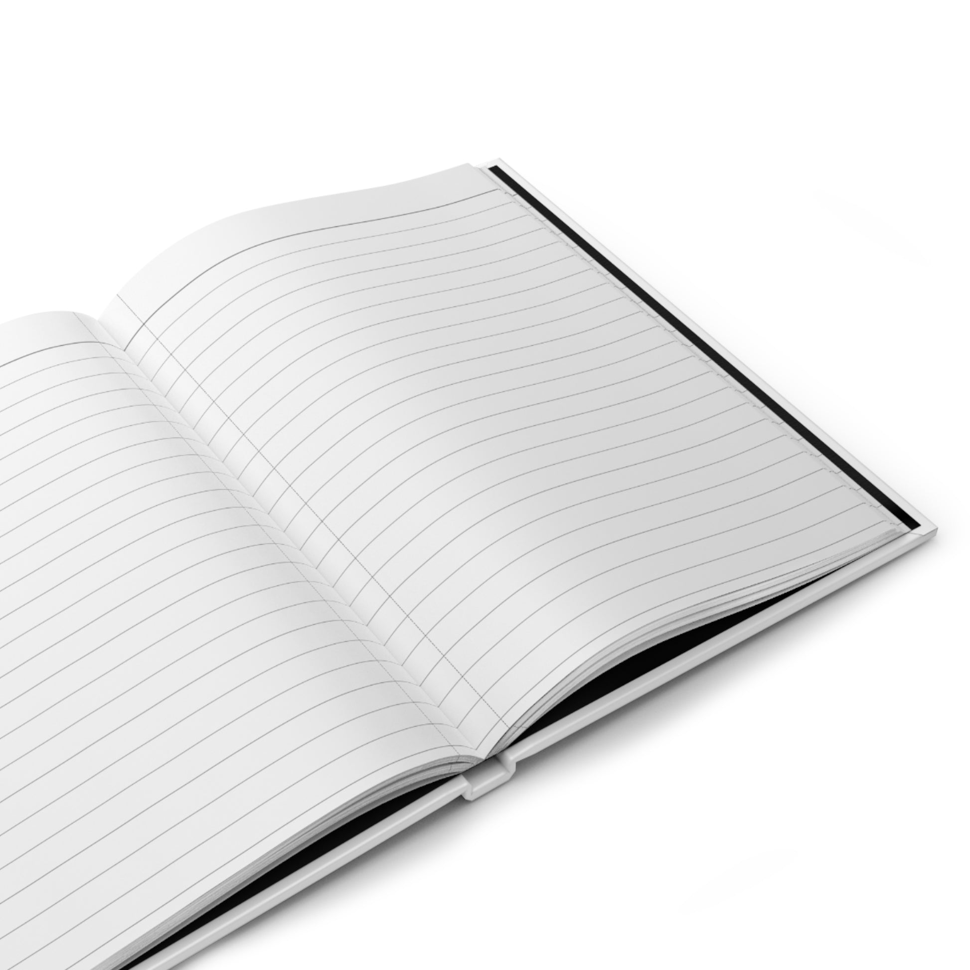 Mushroom journal interior showing 150 perforated lined pages with casewrap sewn binding - LeBonJournal
