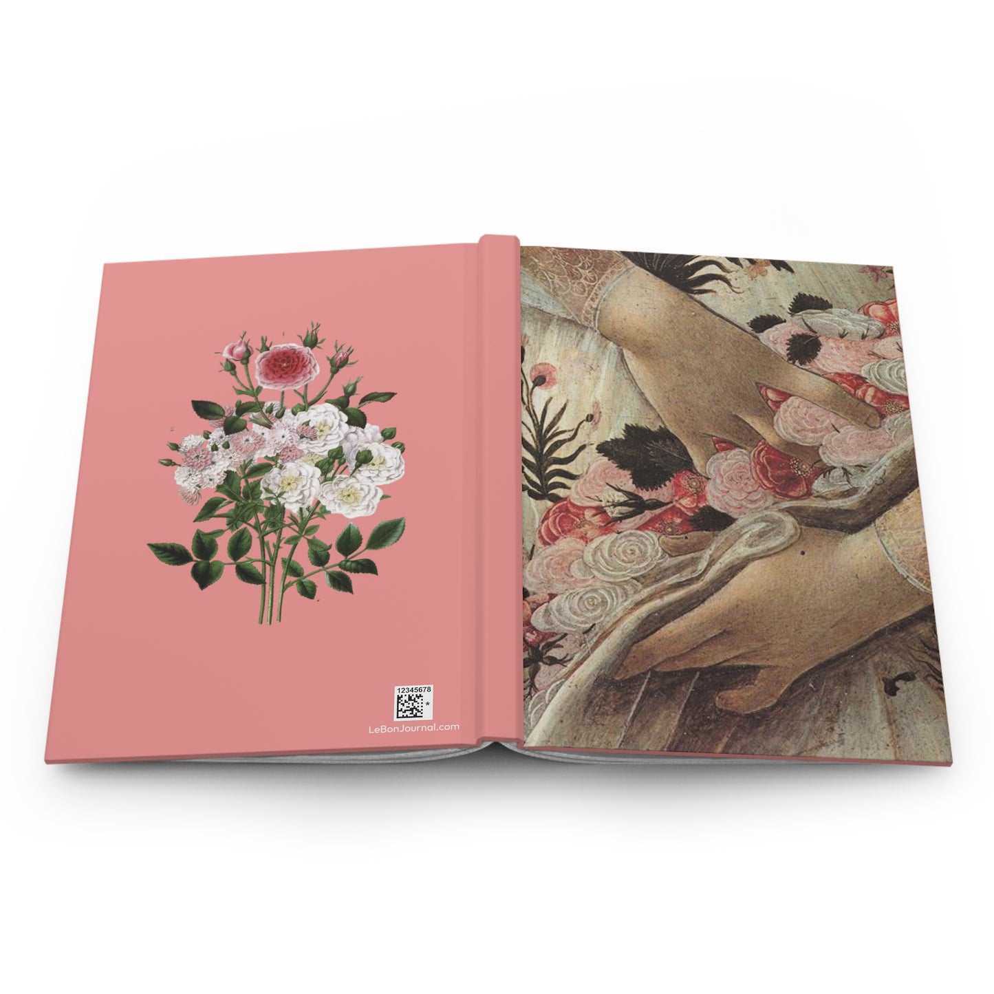 Botticelli La Primavera Journal Binding — Casewrap Hardcover Construction - LeBonJournal
