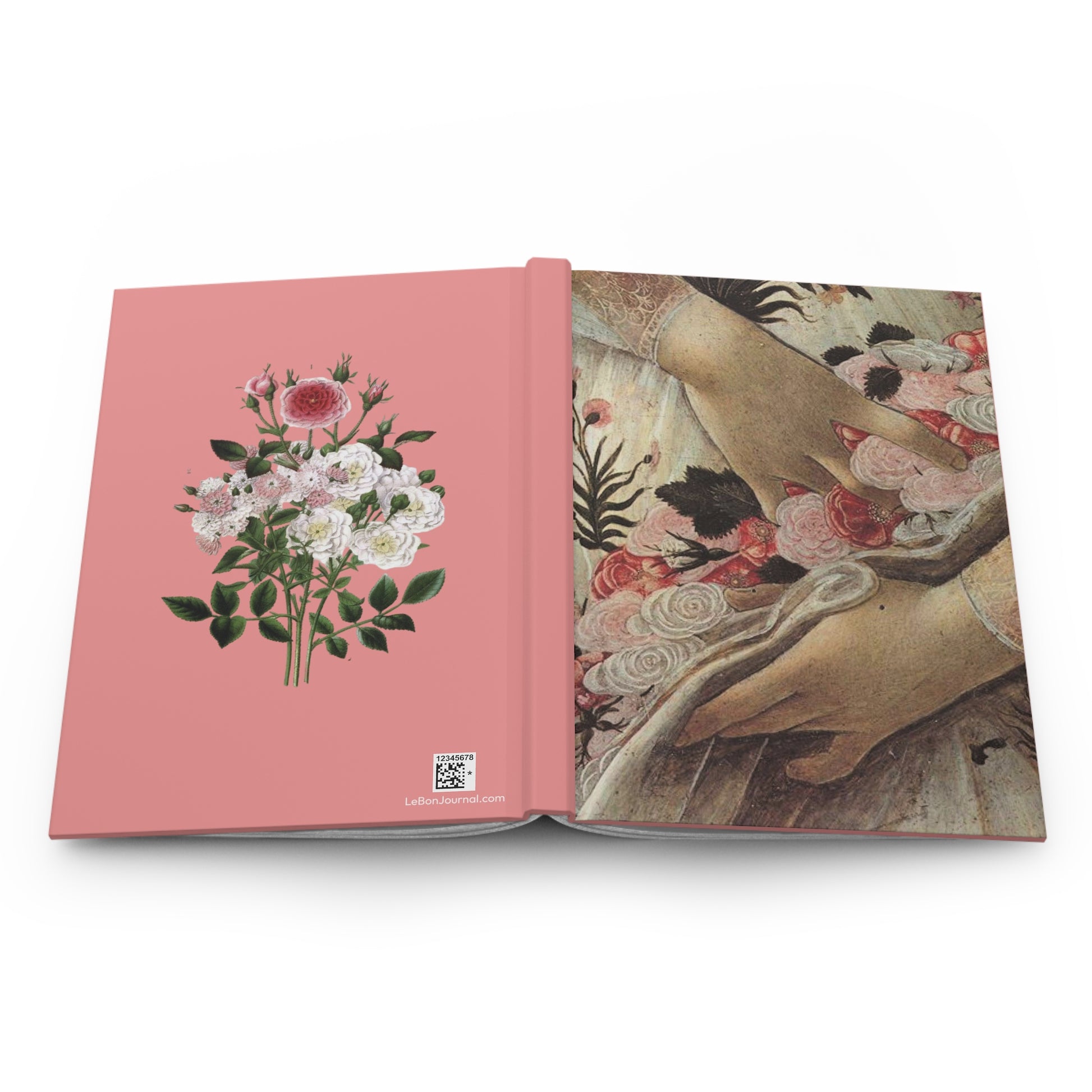 Botticelli La Primavera Journal Binding — Casewrap Hardcover Construction - LeBonJournal