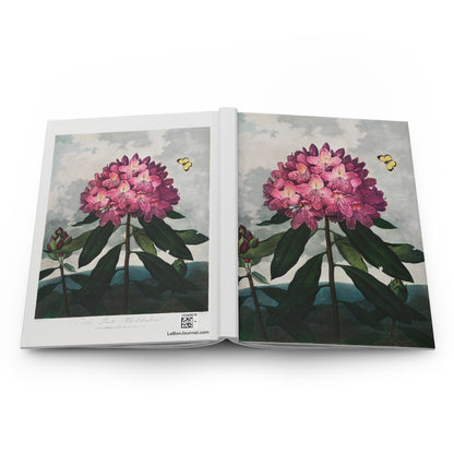 Temple of Flora Rhododendron Journal Binding — Casewrap Hardcover Construction - LeBonJournal