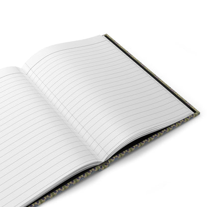 Botanical Iris Journal Interior Pages — 128 Ruled Perforated Sheets - LeBonJournal