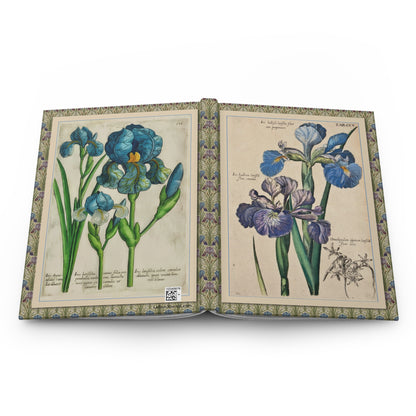 Botanical Iris Journal Binding — Casewrap Hardcover Construction - LeBonJournal