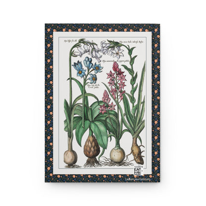 Plate 58 Hyacinthus orientalis back cover from Johann Theodor de Bry 1611 Florilegium Novum hand-colored copper engraving - LeBonJournal